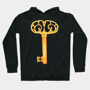 gold Antique Key _2 Hoodie